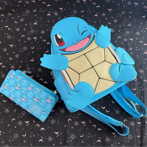 Loungefly | Bags | Pokemon Squirtle Loungefly Backpack Matching Wallet ...